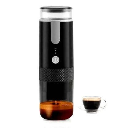 NEW Compact, Durable and Portable Mini Coffee Maker for Ground Coffee and Capsules, Convenient Coffee Machine for Home or Travel